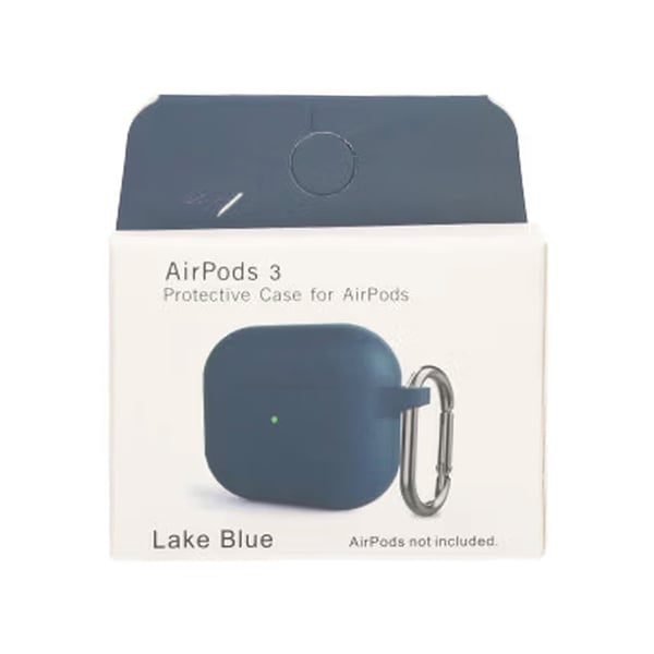 AirPods 3 Fodral Silikon - Marinblå