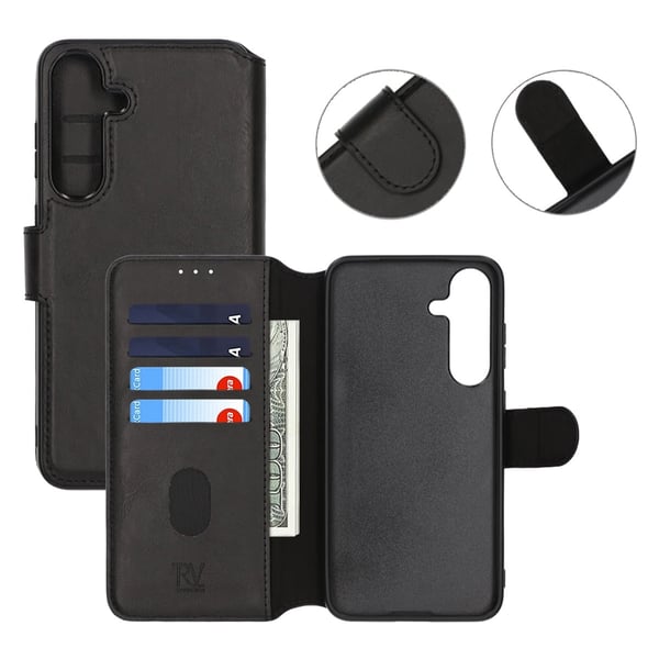 Samsung Galaxy S25 Plus Plånboksfodral Rvelon - Svart