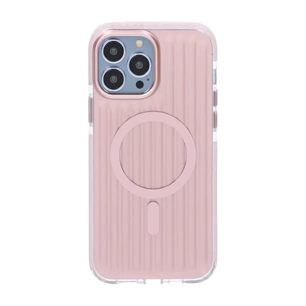 Mönstrat TPU Skal till iPhone 13 Pro Max med MagSafe - Rosa