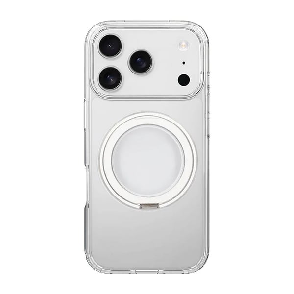 Mobilskal Roterande Magnet Stativ för iPhone 17 Pro - Klar