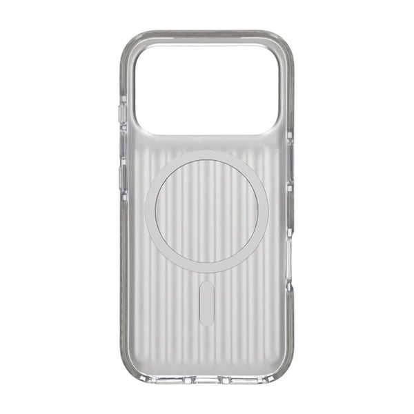 Mobilskal Korrugerad Magsafe för iPhone 17 Pro - Silver
