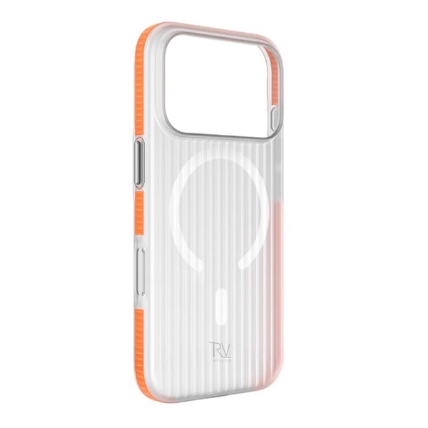 Rvelon Mobilskal Korrugerad Magsafe för iPhone 17 Pro - Orange