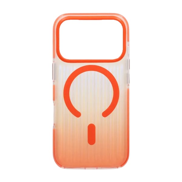 Mobilskal Korrugerad MagSafe för iPhone 17 Pro Max - Orange