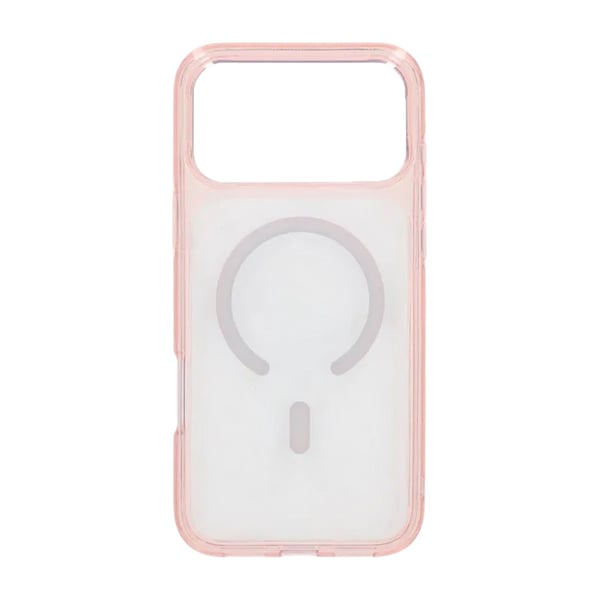 Mobilskal TPU Magsafe för iPhone 17 Pro - Rosa Transparent