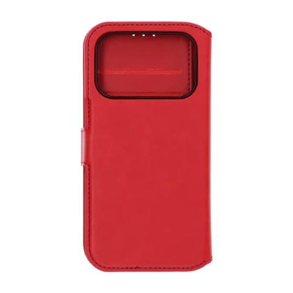 Rvelon Plånboksfodral Magnet för iPhone 17 Pro - Röd