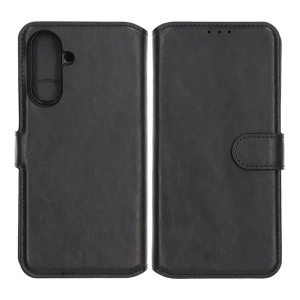 Rvelon Plånboksfodral Magnet för Samsung A17 - Svart
