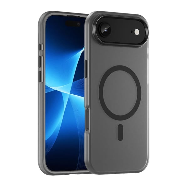 Mobilskal med kameraskydd för iPhone Air - Frostad Svart