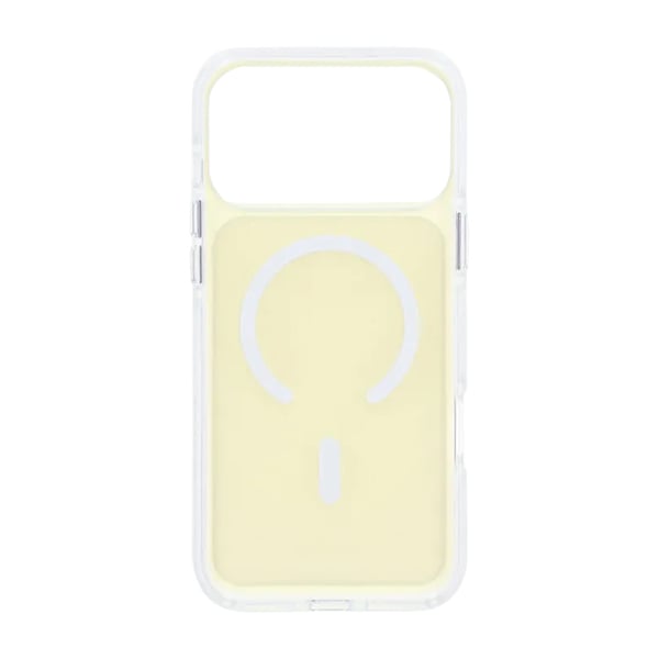 Mobilskal TPU Bumper med Magsafe för iPhone 17 Pro Max - Vit