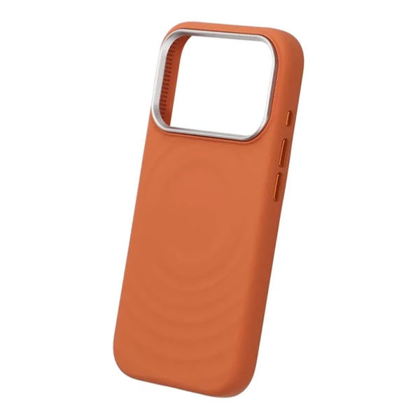 Mobilskal Silikon med Magsafe för iPhone 17 Pro - Orange