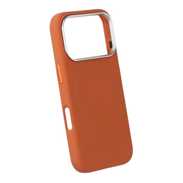 Mobilskal Silikon med Magsafe för iPhone 17 Pro - Orange