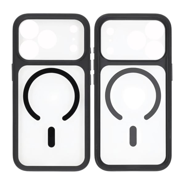 Skal för iPhone 17 Pro med MagSafe & Kameraskydd med Svart