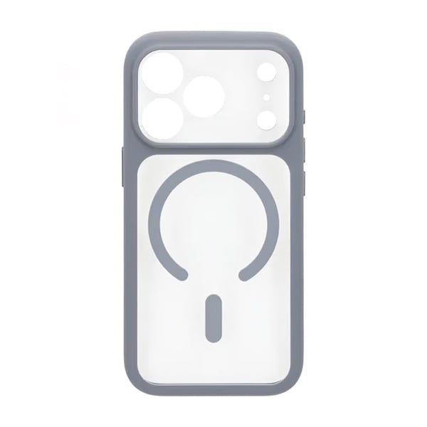 Skal för iPhone 17 Pro Max - MagSafe & Kameraskydd - Grå