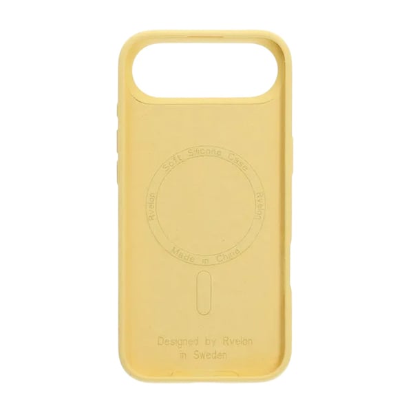 Rvelon Mobilskal Silikon MagSafe för iPhone Air - Gul