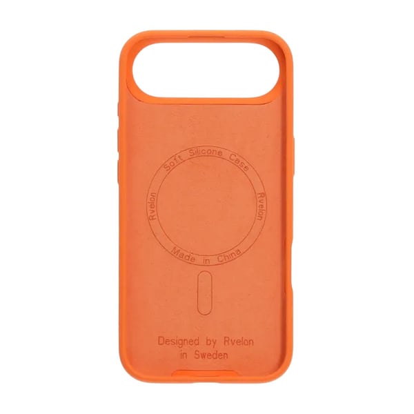 Rvelon Mobilskal Silikon MagSafe för iPhone Air - Orange