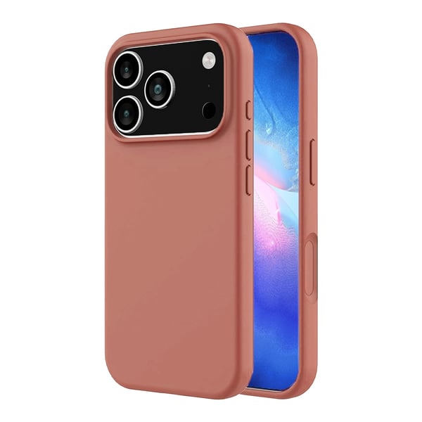 Rvelon Mobilskal Silikon MagSafe för iPhone 17 Pro - Mocka Rosa