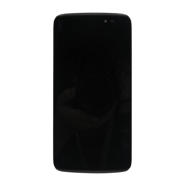Alcatel One Idol 3 Skärm/Display med Ram - Svart