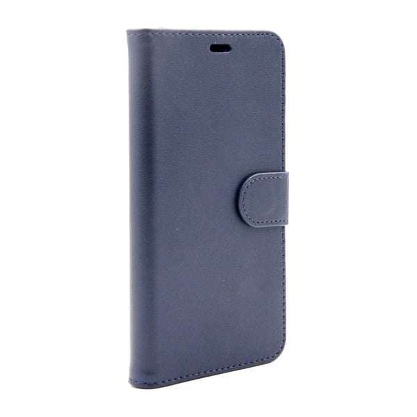 iPhone X/XS Plånboksfodral Läder med Stativ - Blå