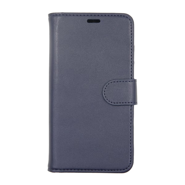 iPhone X/XS Plånboksfodral Magnet Läder med Stativ - Blå
