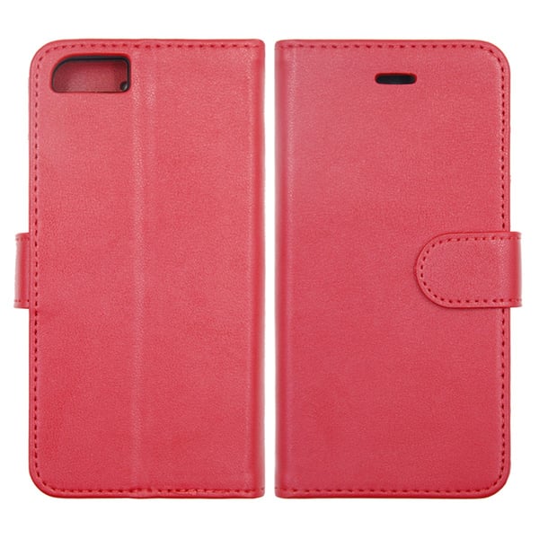 iPhone 6/6S Plånboksfodral Magnet Läder med Stativ - Röd