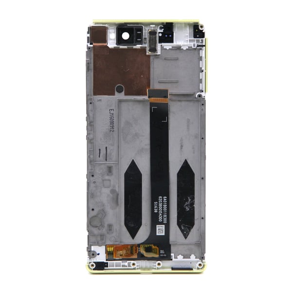 Sony Xperia XA Ultra Skärm med LCD Display + Ram Original - Guld Sony Xperia XA Ultra Skärm med LCD Display + Ram Original - Guld