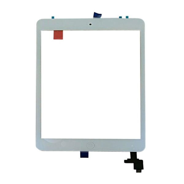 iPad Mini/Mini 2 Glas med Touchskärm med Hemknapp Flexkabel OEM - Vit