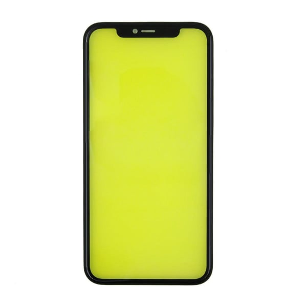 iPhone 11 Skærmglas OEM Sort Med Stel