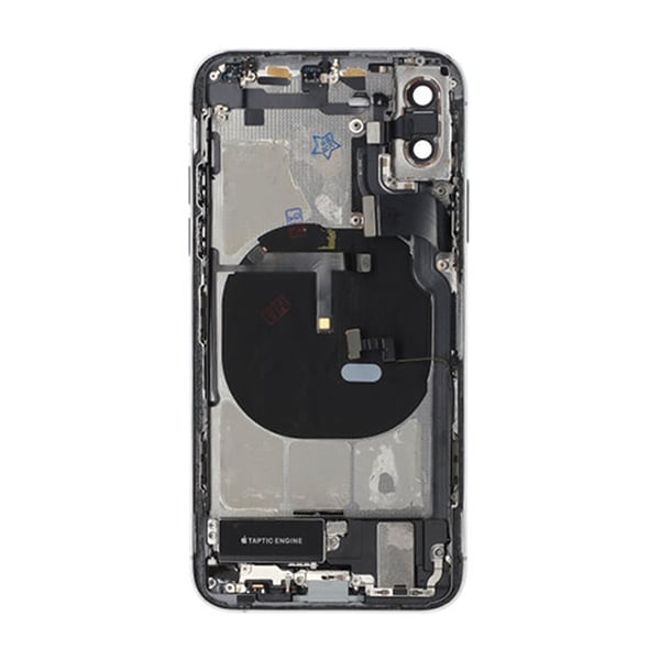 iPhone XS Baksida med Komplett Ram - Vit