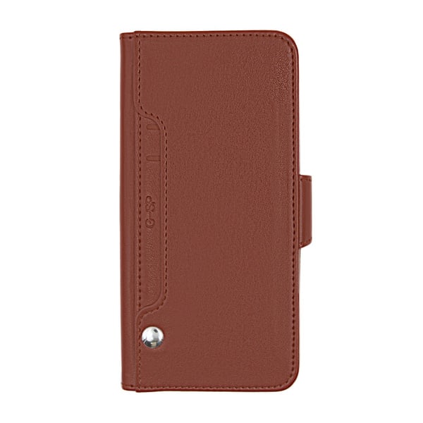 iPhone X/XS Plånboksfodral Stativ och extra Kortfack G-SP -  Brun