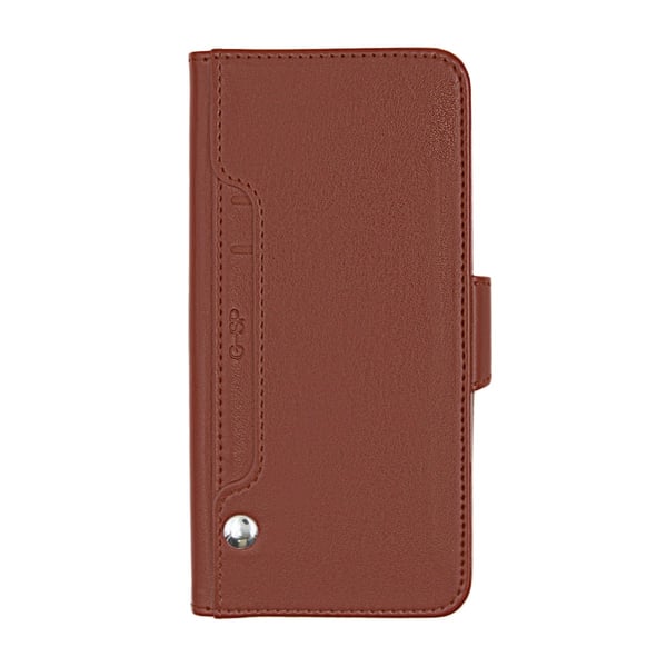 iPhone XS Max Plånboksfodral Stativ och extra Kortfack G-SP -  Brun