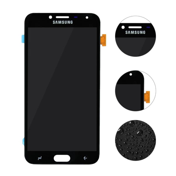 Samsung Galaxy J4 Skärm med LCD Display  - Svart