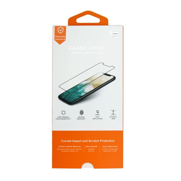 Skärmskydd Samsung A41 - 3D Härdat Glas Svart