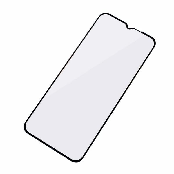 Skärmskydd Samsung Galaxy A02s - 3D Härdat Glas Svart (miljö)