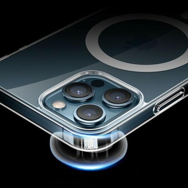 Stöttåligt MagSafe Skal iPhone 13 Pro - Transparent