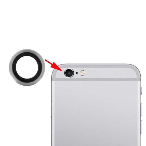 iPhone 6/6s Kameralins - Grå