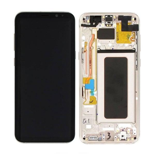 Samsung Galaxy S8 Plus (SM-G955F) Skärm med LCD Display Original - Guld