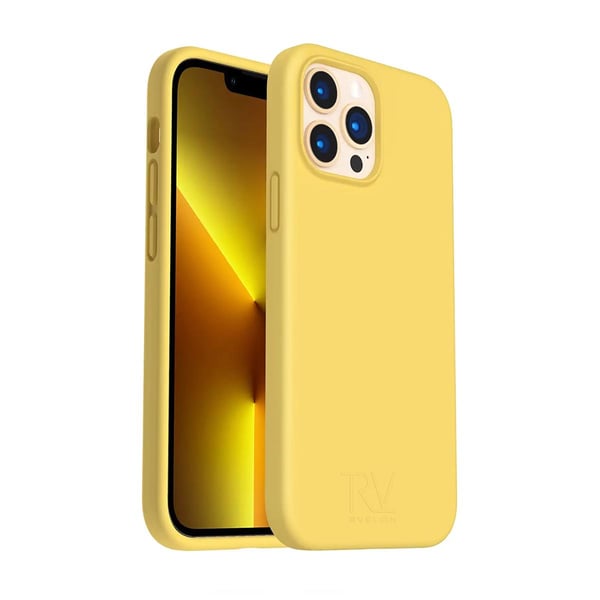 iPhone 13 Pro Max Skal - Silikon Gul Rvelon