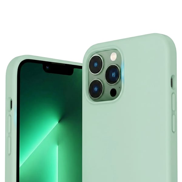 iPhone 12/12 Pro Silikonskal Rvelon - Grön
