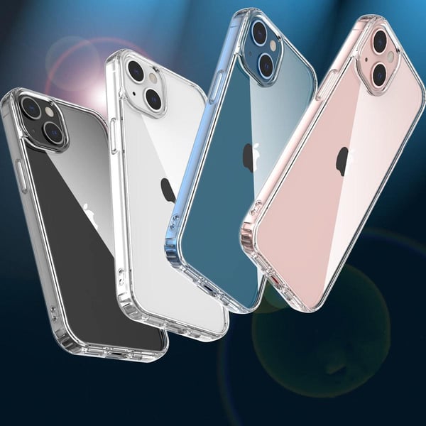 iPhone 13 Mini Skal - Stöttåligt Rvelon Transparent