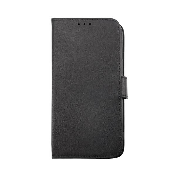 iPhone 14 Plånboksfodral Läder Rvelon - Svart
