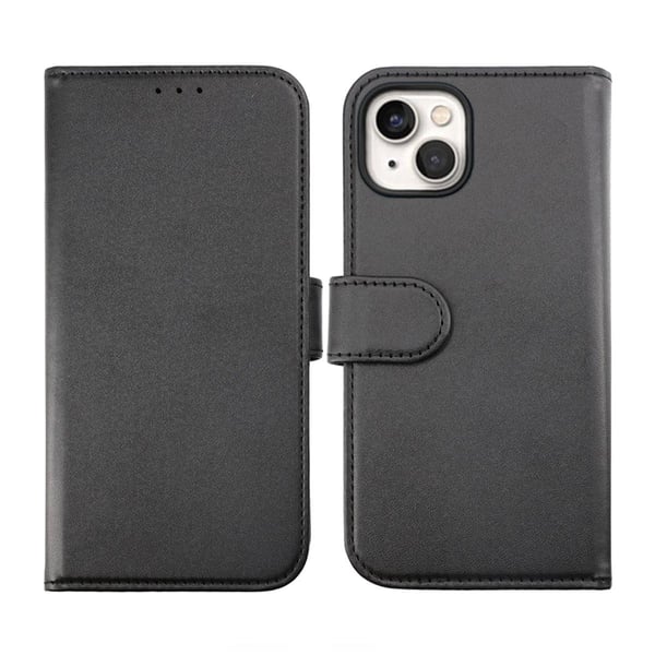 iPhone 14 Plånboksfodral Magnet Rvelon - Svart