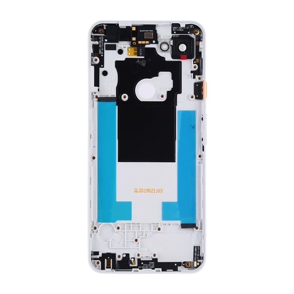 Google Pixel 3A XL Baksida/Komplett Ram OEM - Vit