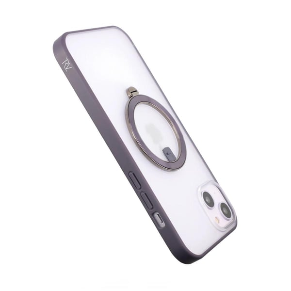 iPhone 14 Skal med MagSafe Stativ Rvelon - Lila