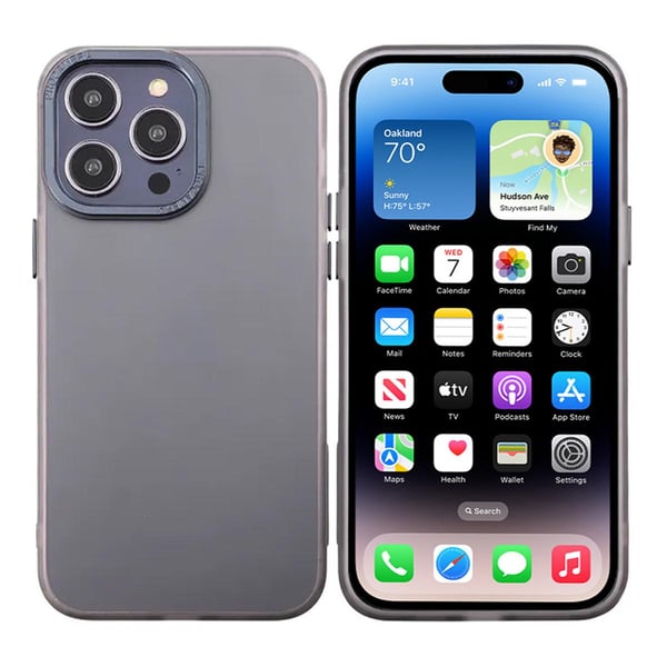 iPhone 14 Pro Mobilskal - Frostat Svart