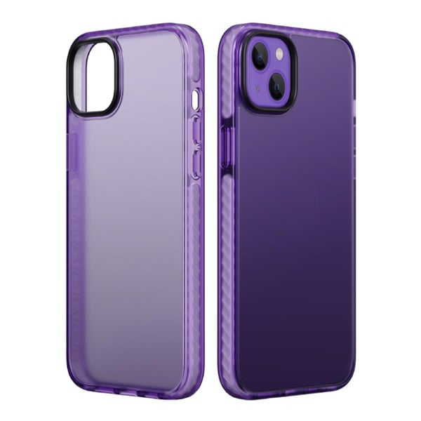 iPhone 14 Plus Stöttåligt TPU Mobilskal - Lila