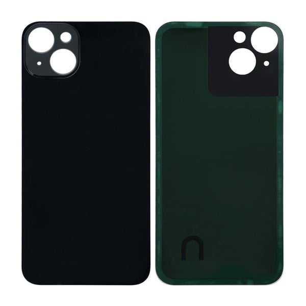 iPhone 14 Plus Baksida Glas - Svart