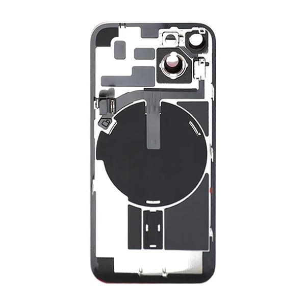 iPhone 14 Baksida Glas - Röd