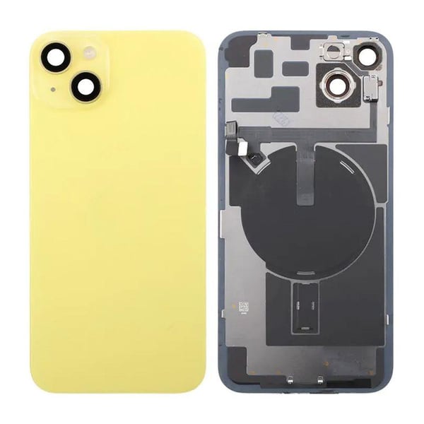 iPhone 14 Plus Baksida Glas - Gul