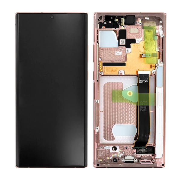 Samsung Galaxy Note 20 Ultra 4G/5G (N985/N986) Skärm med LCD Display Original - Brons