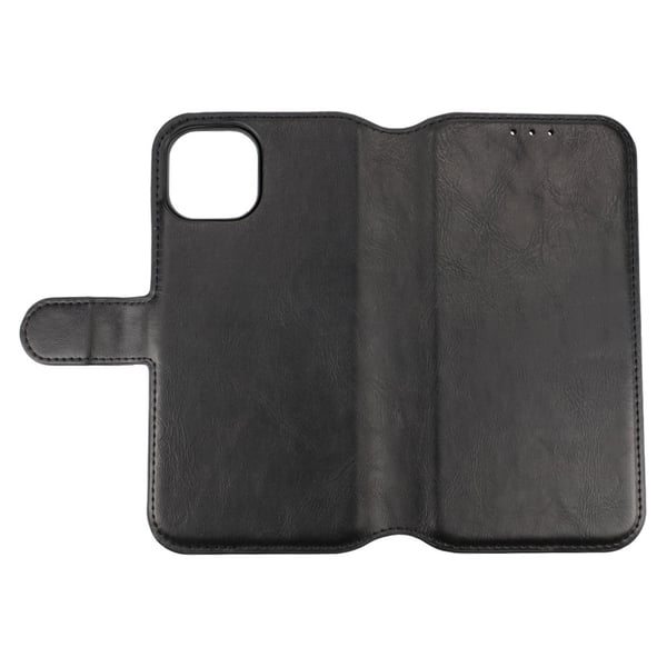 iPhone 15 Plånboksfodral Magnet Rvelon - Svart