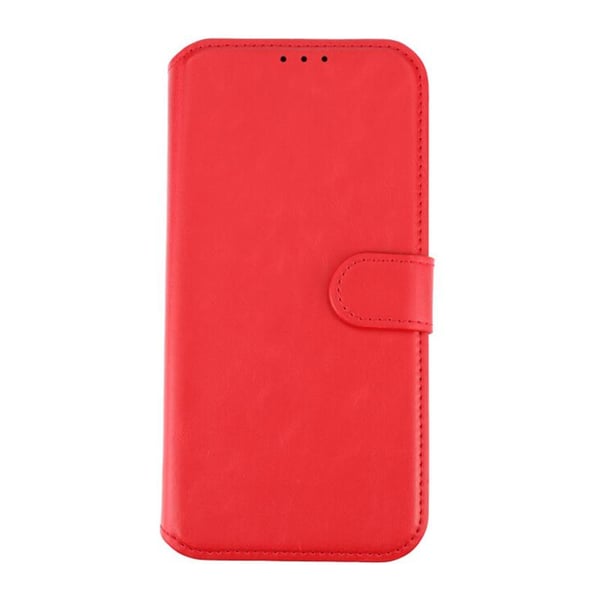 iPhone 15 Plus Plånboksfodral Magnet Rvelon - Röd